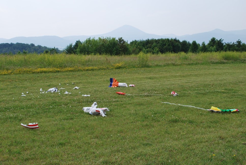 Velky Bill po dopadu 